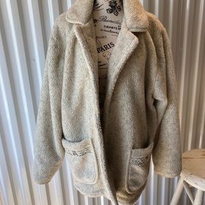 Winter Fleece Sherpa Coat 1980s Two Available